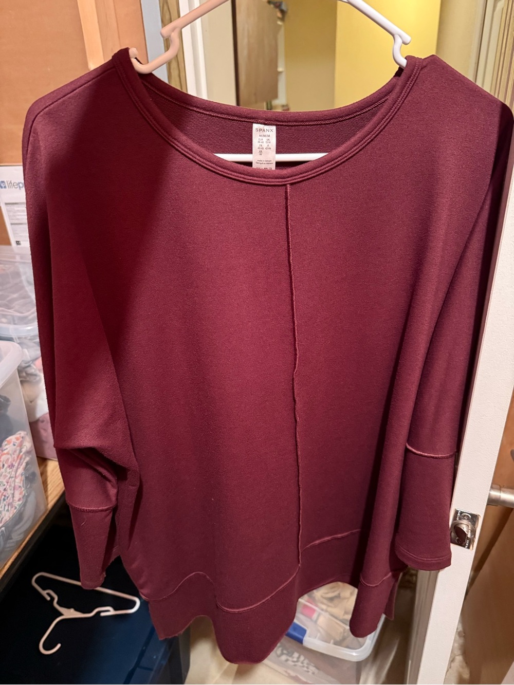 SPANX Deep Maroon Top